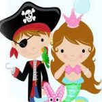 -Mermaids & Pirates-
